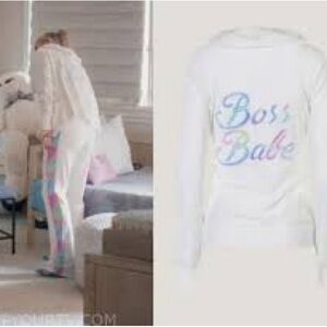 Boss Babe  set  - White and Pastel